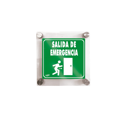 SEÑAL DE SALIDA DE EMERGENCIA MARCA SABLÓN 7814