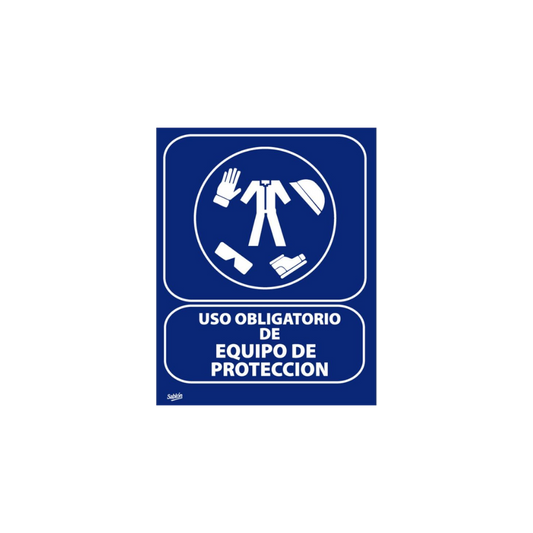 SEÑAL DE USO OBLIGATORIO DE EQUIPO DE PROTECCIÓN 7860