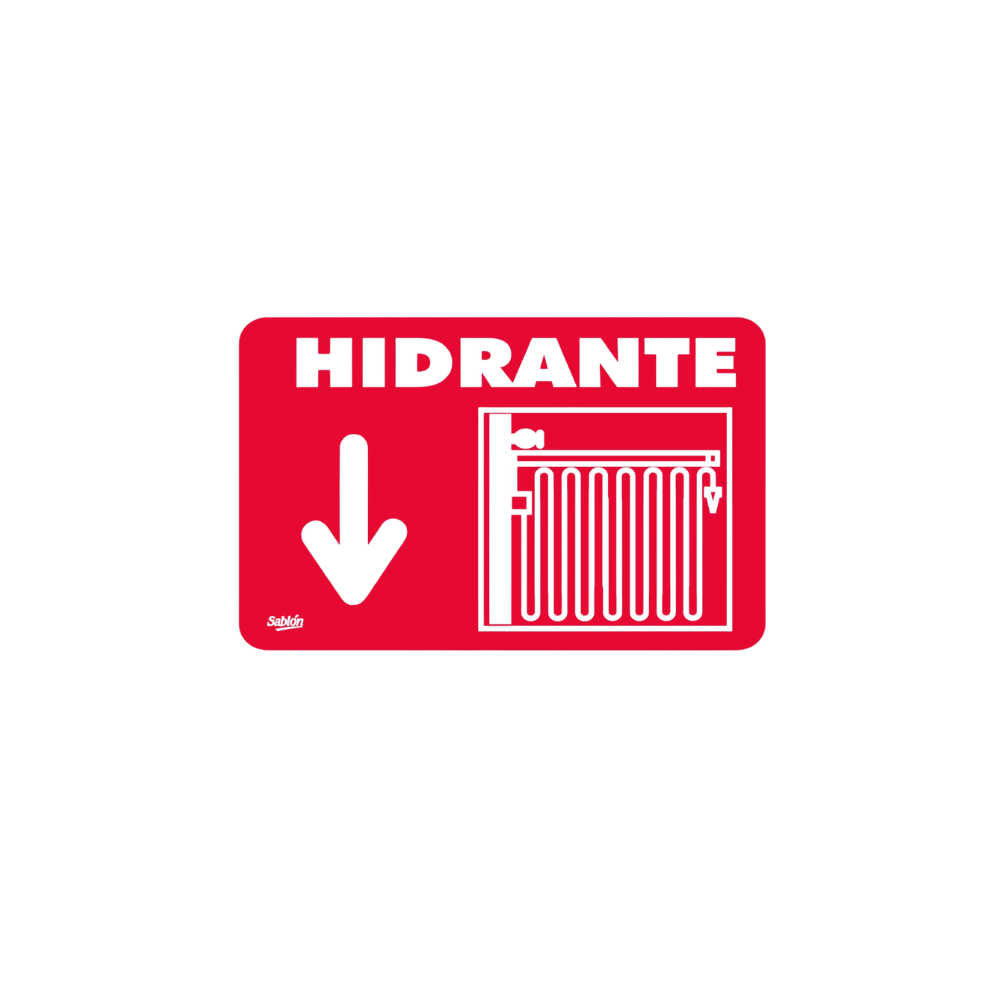 SEÑAL DE HIDRANTE MARCA SABLÓN 7929
