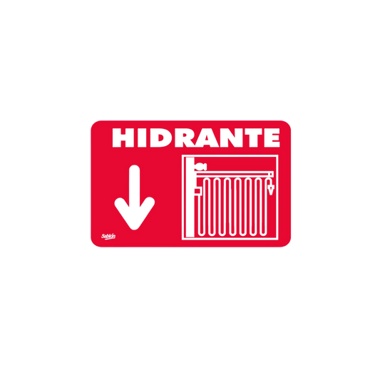 SEÑAL DE HIDRANTE MARCA SABLÓN 7929