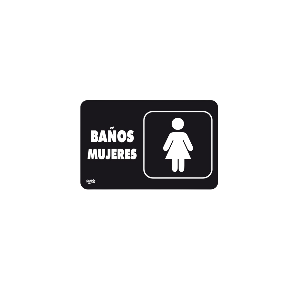 SEÑAL PARA BAÑO MUJERES SABLÓN 7931