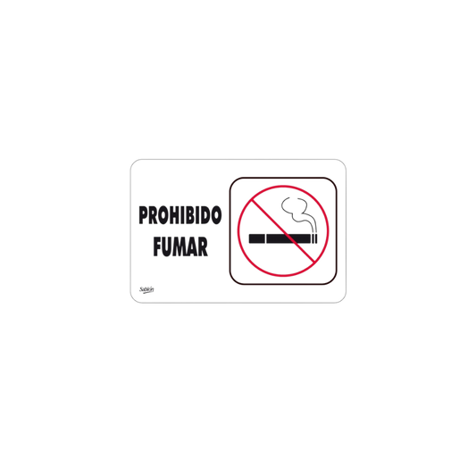 SEÑAL DE PROHIBIDO FUMAR SABLÓN 7933