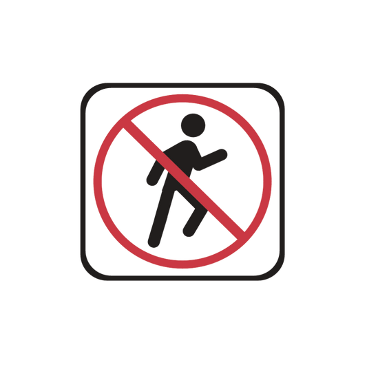 SEÑAL DE PROHIBIDO EL PASO MARCA SABLÓN 7956