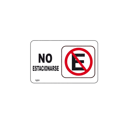 SEÑAL DE NO ESTACIONARSE MARCA SABLÓN 7957