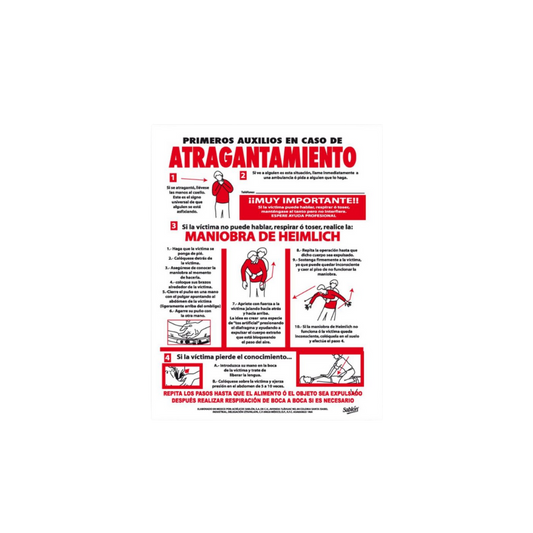 SEÑAL DE ATRAGAMIENTO MANIOBRA HEIMLICH 7962
