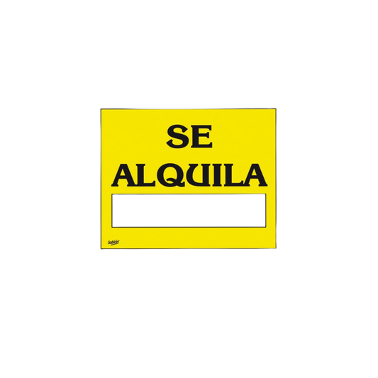 SEÑAL DE SE ALQUILA MARCA SABLÓN 7969