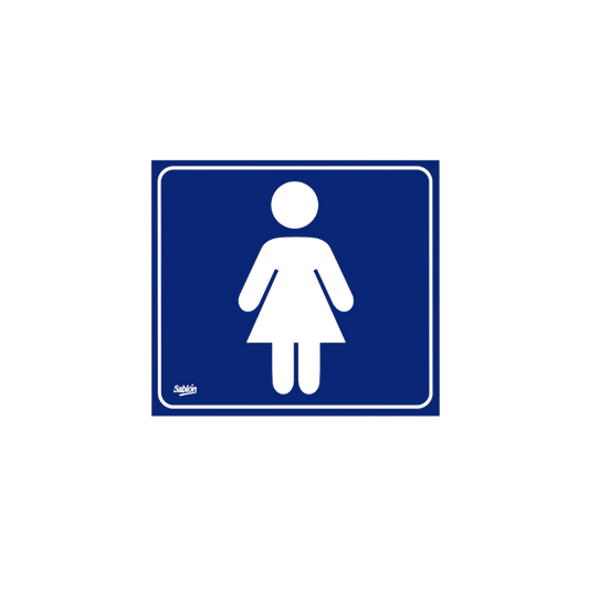 SEÑAL DE BAÑOS MUJERES MARCA SABLÓN 7981 C