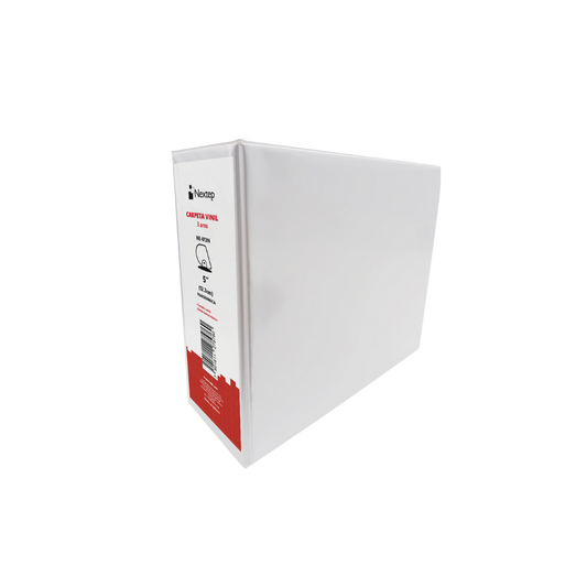CARPETA PANORÁMICA NEXTEP VINIL ARO "D" 5" CARTA BLANCA NE-013N