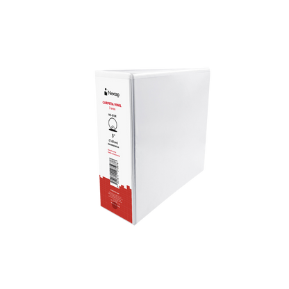 CARPETA PANORÁMICA NEXTEP VINIL ARO "O" 3" CARTA BLANCA NE-013R