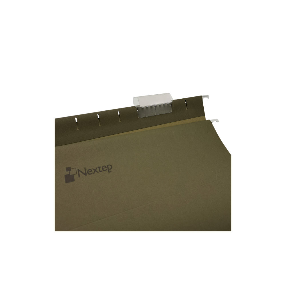 FOLDER COLGANTE NEXTEP ECONÓMICO OFICIO COLOR VERDE TRADICIONAL C/25 NE-014O