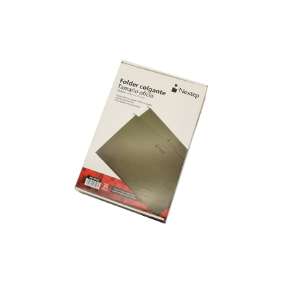 FOLDER COLGANTE NEXTEP ECONÓMICO OFICIO COLOR VERDE TRADICIONAL C/25 NE-014O