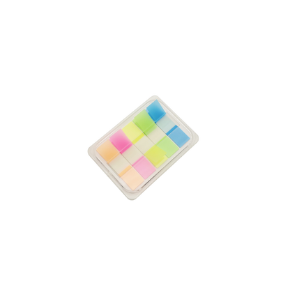 BANDERITAS NEXTEP MINI NEÓN 5 COLORES 10 SETS C/100 PIEZAS NE-051