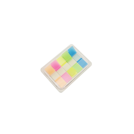 BANDERITAS NEXTEP MINI NEÓN 5 COLORES 10 SETS C/100 PIEZAS NE-051