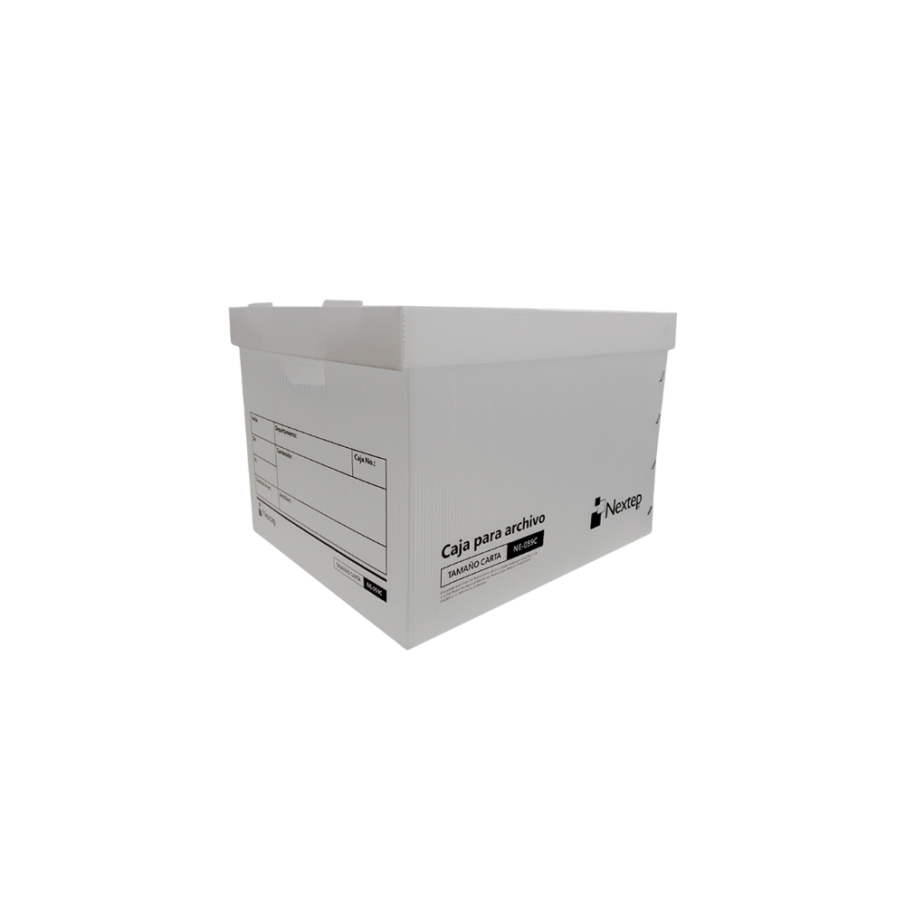 CAJA ARCHIVO NEXTEP PLÁSTICA ECONÓMICA CARTA C/12 NE-059C