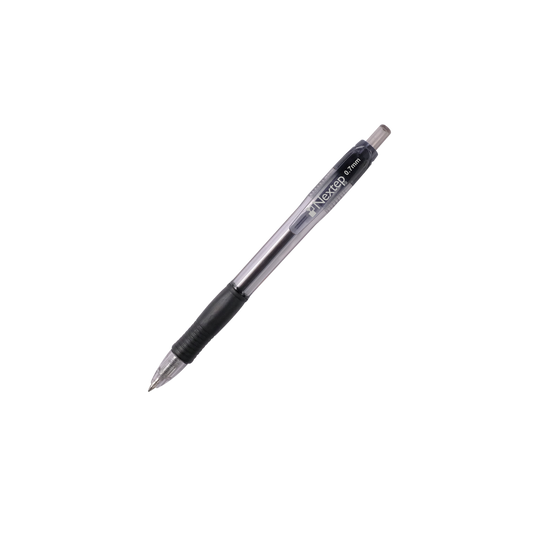 BOLÍGRAFO NEXTEP GEL RETRACTIL MEDIANO 0.7MM NEGRO C/6 NE-062N