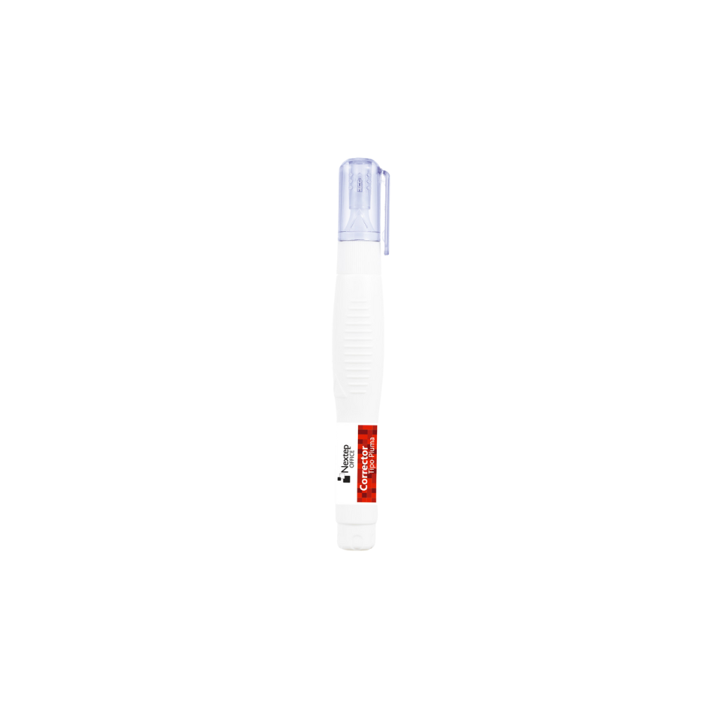 CORRECTOR NEXTEP TIPO PLUMA 8 ML PUNTA METÁLICA C/12 NE-068