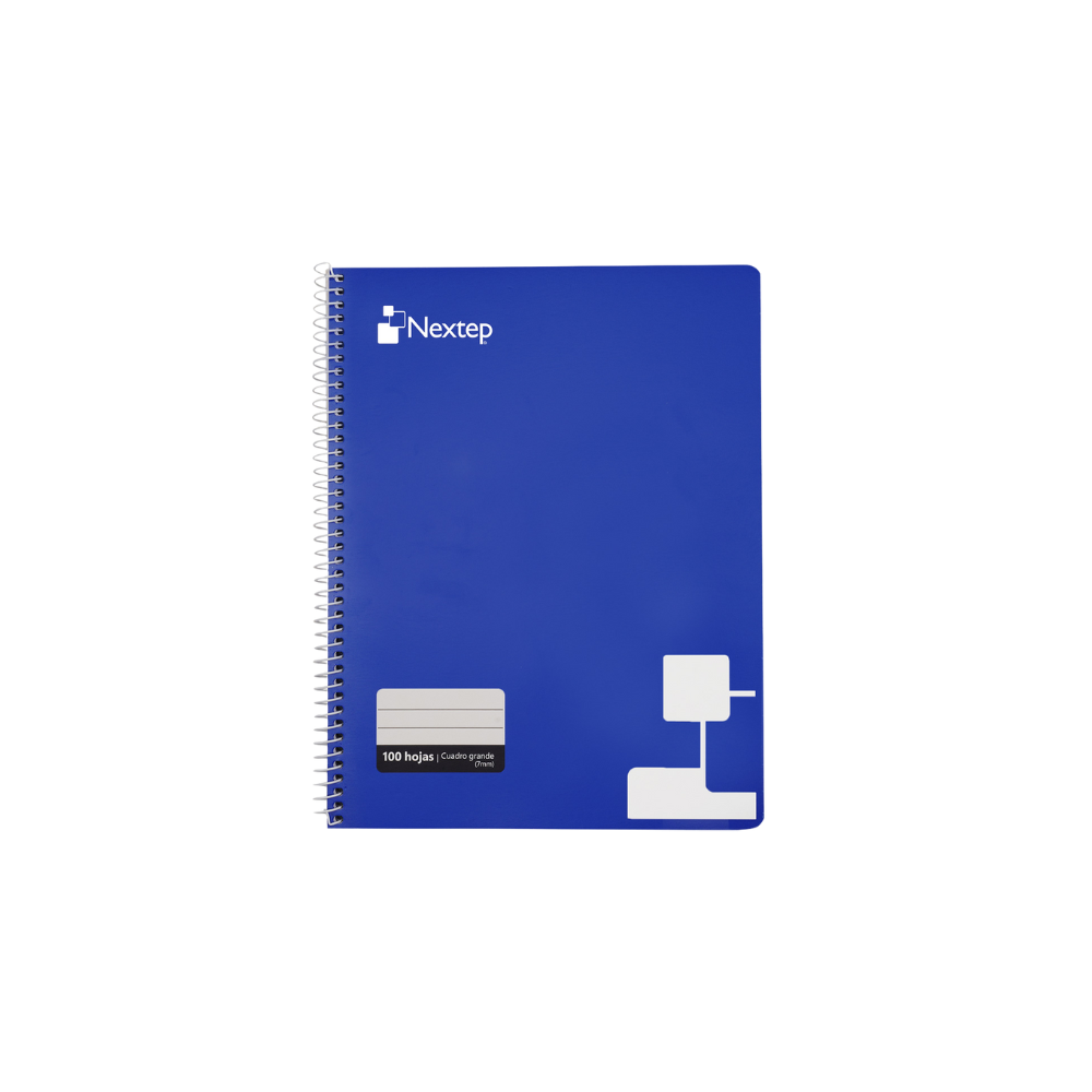 CUADERNO NEXTEP PROFESIONAL CUADRO GRANDE C7 100 HOJAS ESPIRAL NE-007G