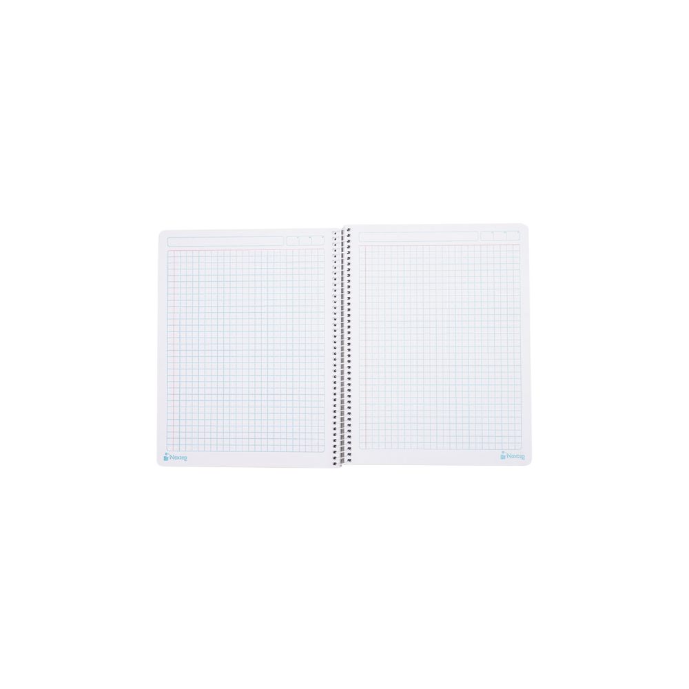 CUADERNO NEXTEP PROFESIONAL CUADRO GRANDE C7 100 HOJAS ESPIRAL NE-007G