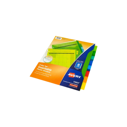 SEPARADOR AVERY 11901 CON 8 DIVISIONES