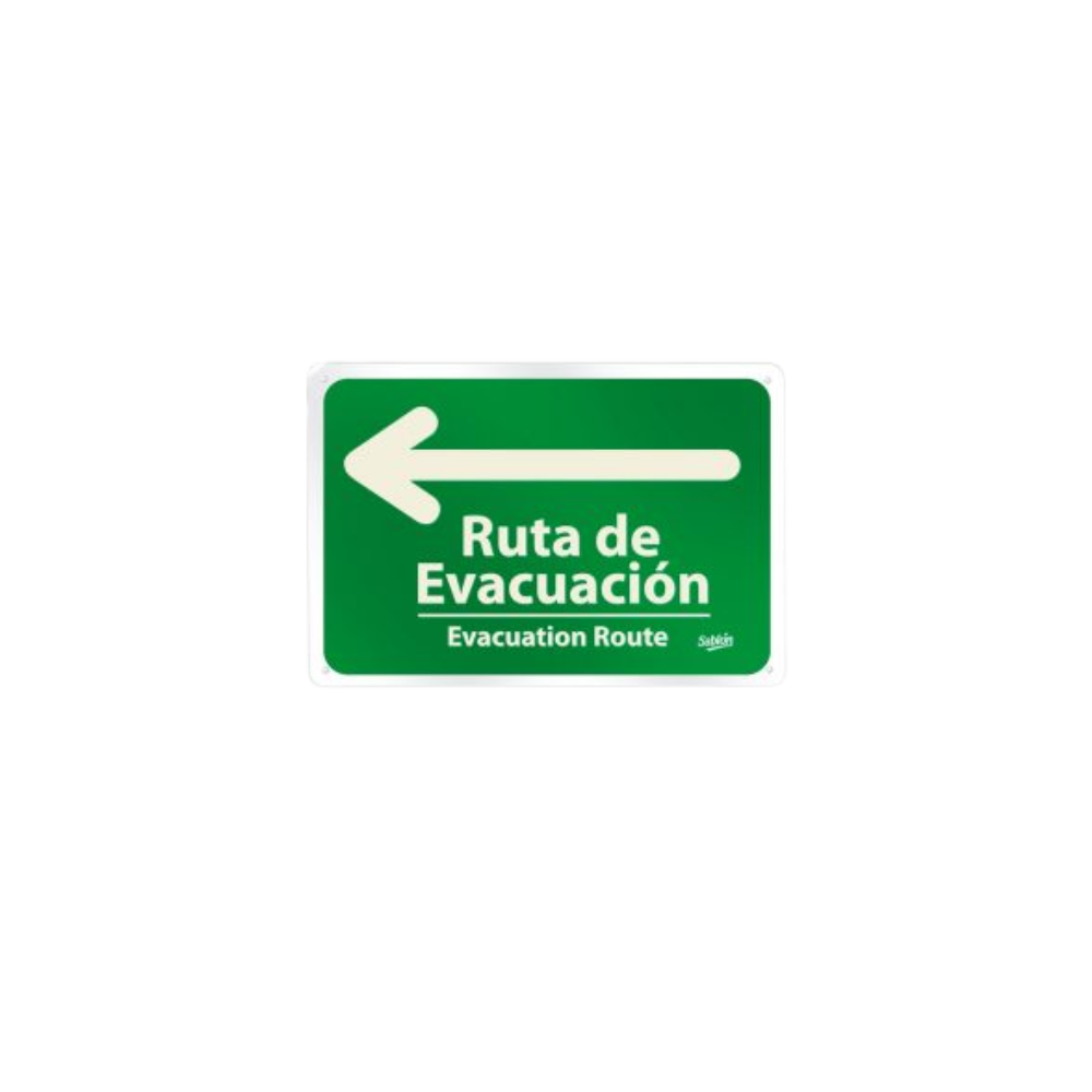 SEÑAL DE EVACUACIÓN MARCA SABLÓN 7803 Y 7804