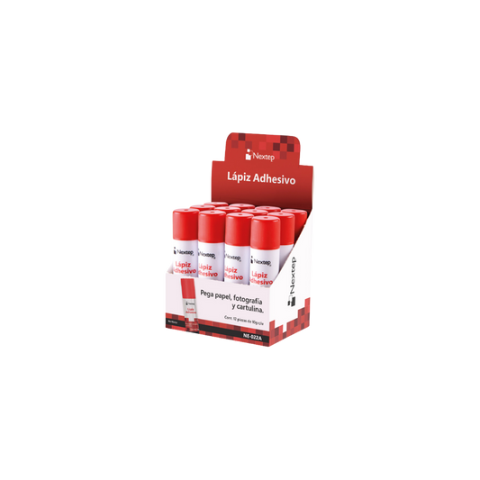 LÁPIZ ADHESIVO NEXTEP 10 GRAMOS C/12 NE-022A