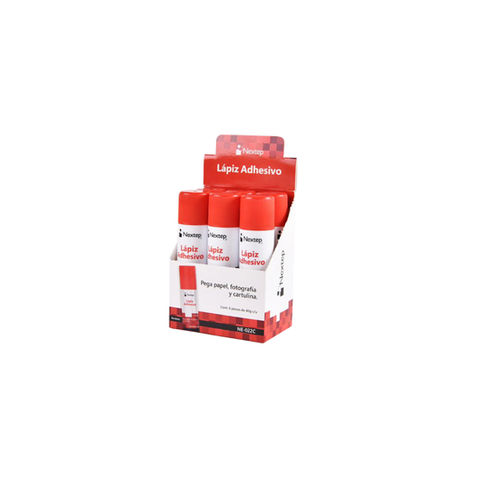 LÁPIZ ADHESIVO NEXTEP 40 GRAMOS C/6 NE-022C