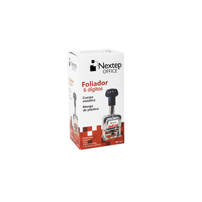 FOLIADOR NEXTEP ACERO 6 DÍGITOS NE-166