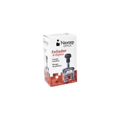 FOLIADOR NEXTEP ACERO 8 DÍGITOS NE-168