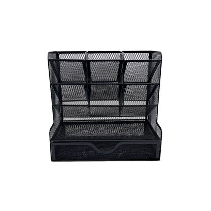 ORGANIZADOR NEXTEP MALLA METÁLICA PARA ESCRITORIO MULTI SECCIONES CON CAJÓN NE-177X