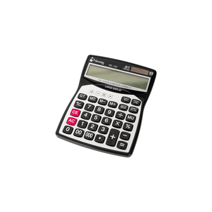 CALCULADORA NEXTEP 12 DÍGITOS PANTALLA GRANDE BATERÍA/SOLAR NE-192