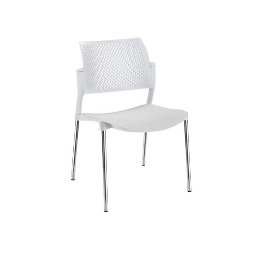 SILLA OFFIHO VISITANTE INTERIOR KYOS CROMO SIN DESCANSABRAZOS OHV-315CR OHV-316CR