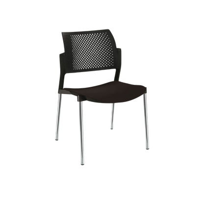 SILLA OFFIHO VISITANTE INTERIOR KYOS CROMO SIN DESCANSABRAZOS OHV-315CR OHV-316CR