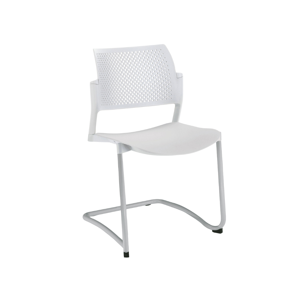 SILLA OFFIHO VISITANTE INTERIOR KYOS TIPO TRINEO OHT-319 Y OHT-320