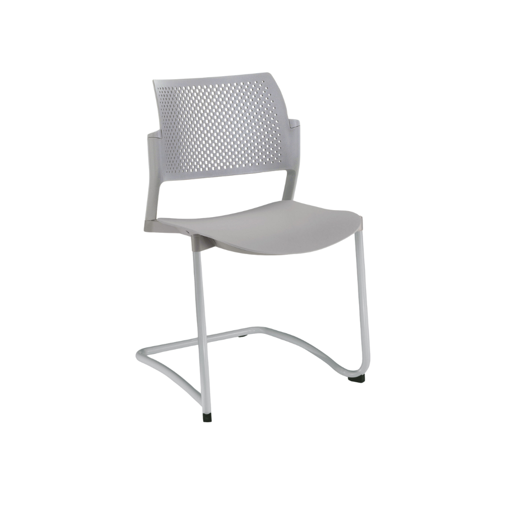 SILLA OFFIHO VISITANTE INTERIOR KYOS TIPO TRINEO OHT-319 Y OHT-320