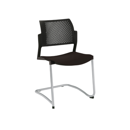 SILLA OFFIHO VISITANTE INTERIOR KYOS TIPO TRINEO OHT-319 Y OHT-320