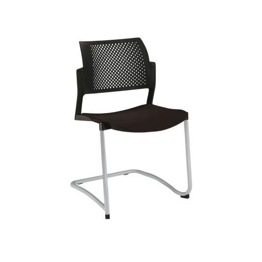 SILLA OFFIHO VISITANTE INTERIOR KYOS TIPO TRINEO OHT-319 Y OHT-320