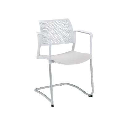 SILLA OFFIHO VISITANTE INTERIOR KYOS TIPO TRINEO OHT-319 Y OHT-320