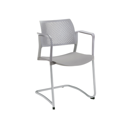 SILLA OFFIHO VISITANTE INTERIOR KYOS TIPO TRINEO OHT-319 Y OHT-320