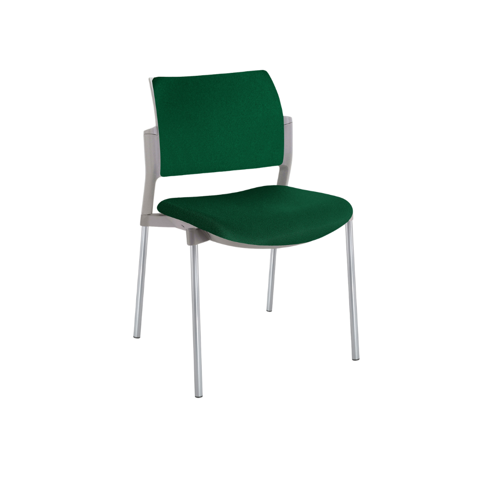 SILLA OFFIHO VISITANTE KYOS TAPIZADA SIN DESCANSABRAZOS OHV-329 Y OHV-330