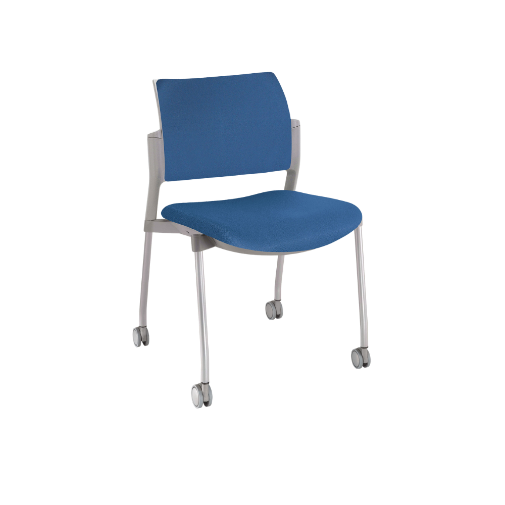 SILLA OFFIHO VISITANTE KYOS TAPIZADA SIN DESCANSABRAZOS OHV-329 Y OHV-330