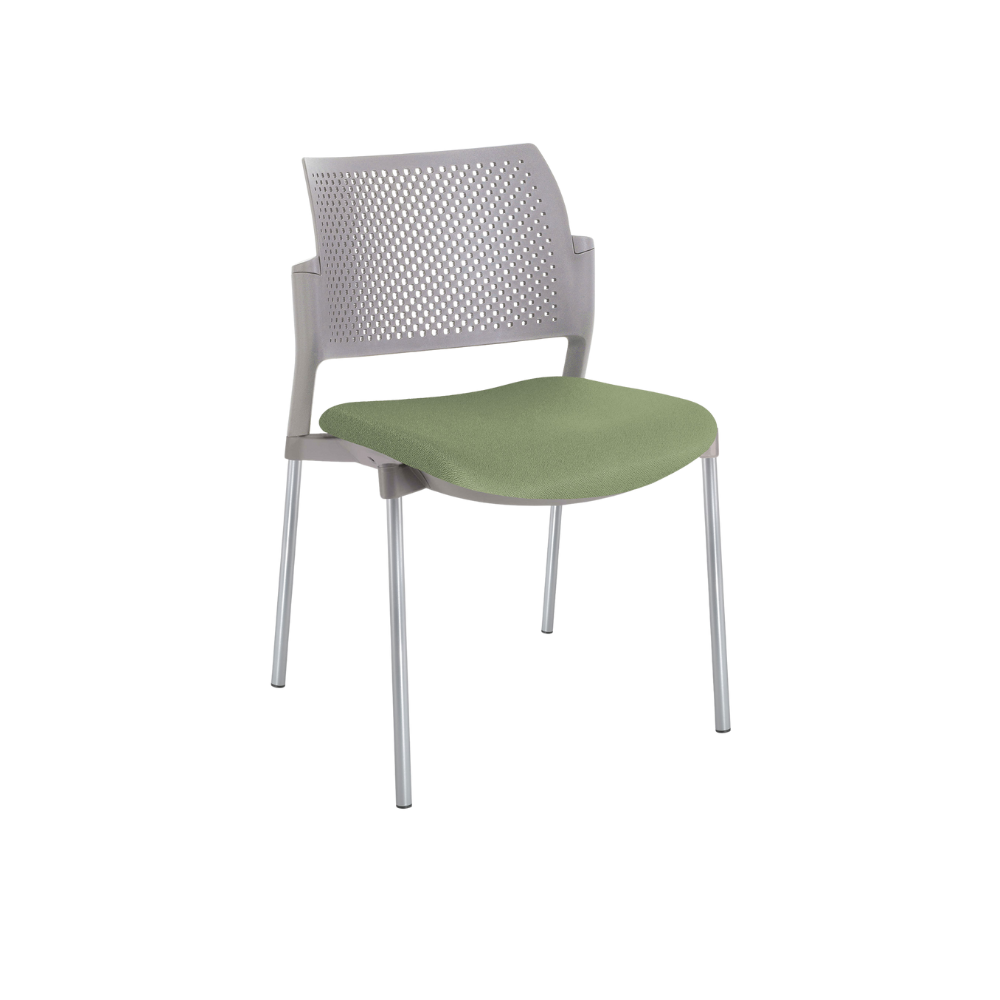 SILLA OFFIHO VISITANTE KYOS SEMITAPIZADA SIN DESCANSABRAZOS OHV-347 Y OHV-348