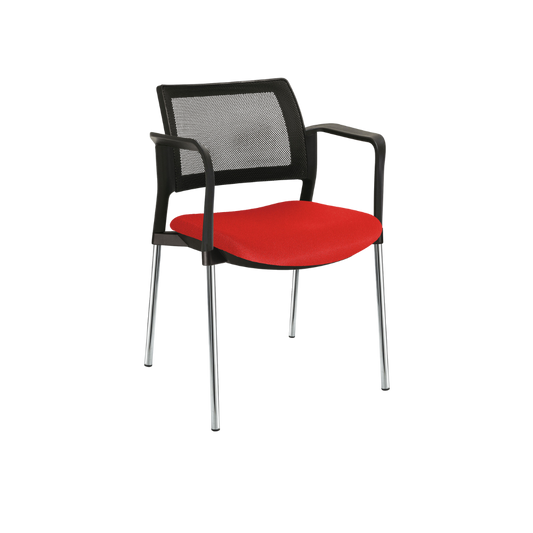 SILLA VISITANTE INTERIOR KYOS CON DESCANSABRAZOS OHV-371CR OHV-372CR