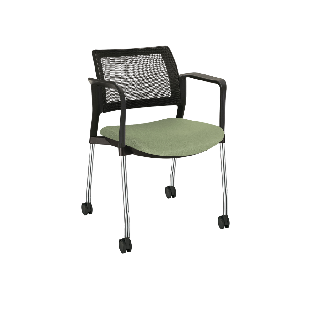 SILLA VISITANTE INTERIOR KYOS CON DESCANSABRAZOS OHV-371CR OHV-372CR
