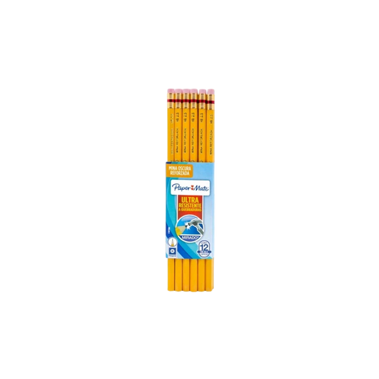 LÁPIZ DE MADERA PAPER MATE MIRADO NO 2.5 FORMA HEXAGONAL 12 PIEZAS 1770968