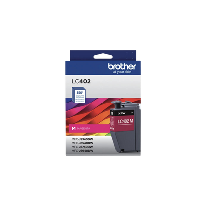CARTUCHO DE TINTA MAGENTA LC402M BROTHER 550 PAGINAS