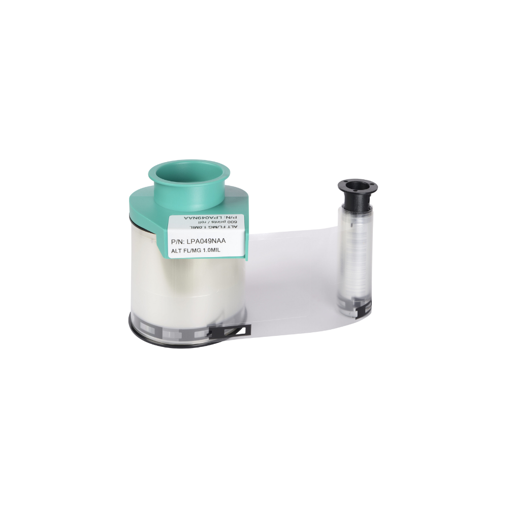 RIBBON DE PARCHES TRANSPARENTES ALTERNATE DE 1.0 MIL (FULL/MAG CUT) LPA049NAA