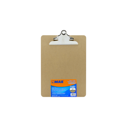 TABLA SUJETAPAPEL CARTA MAE FIBRACEL CAFE M-105.0