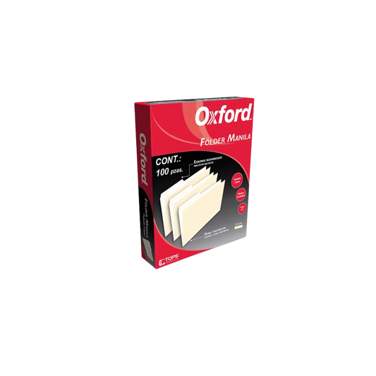 FOLDER PENDAFLEX TAMAÑO CARTA 1 PAQUETE CON 100 PIEZAS M750 1/2