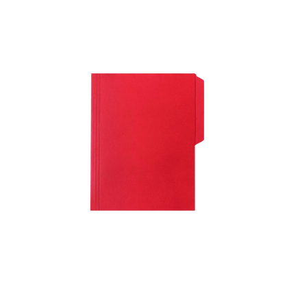 FOLDER PAPEL MANILA DE 164 GRS ROJO INTENSO 1/2 CEJA OXFORD CARTA CAJA CON 100 FOLDERS M762