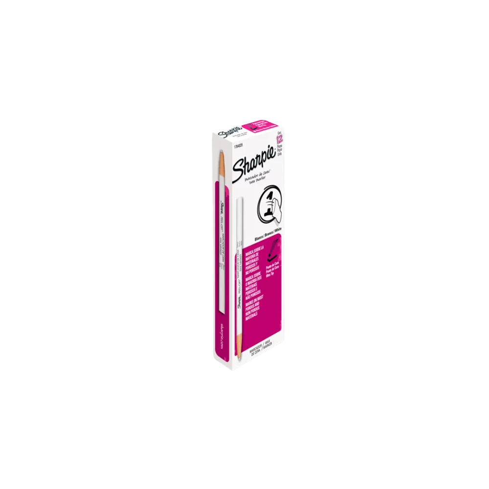 MARCADOR DE CERA REDONDO SHARPIE 12 PIEZAS 1764033